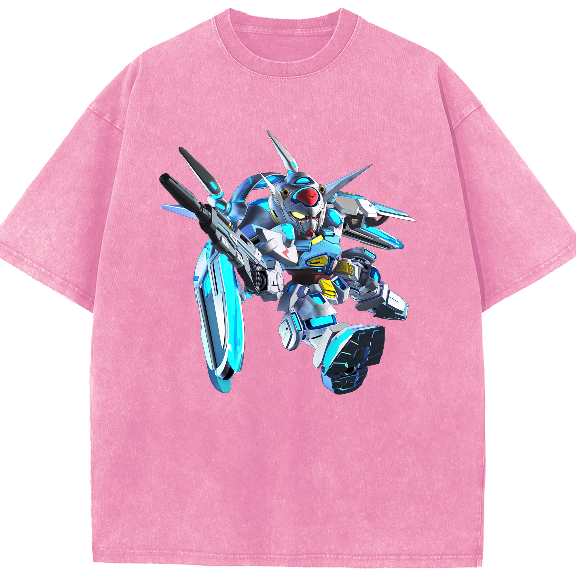（画像用） 機動戦士ガンダム Mobile Suit Gundam 綿100% ヴィンテージ風 半袖Tシャツ（フロントプリント）